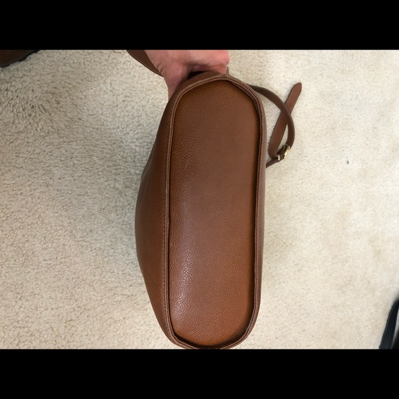 Vintage Coach British Tan crossbody bag ITALY - Picture 7 of 13